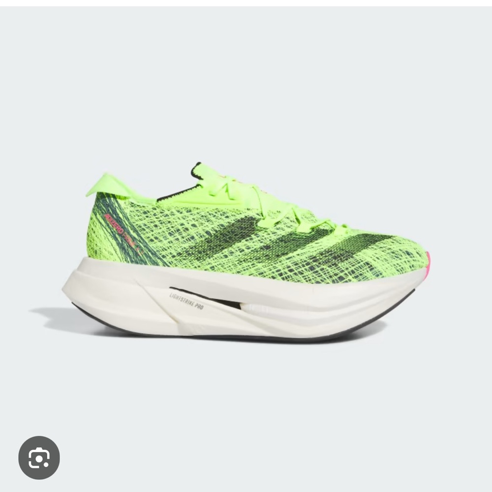 Adidas adizero prime x strung 2 Green Athletic Shoes